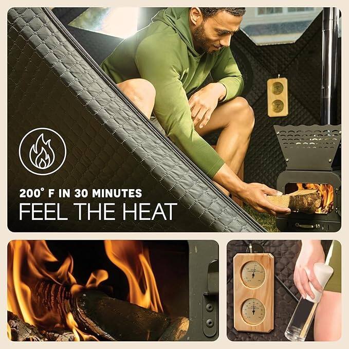 200° F IN 30 MINUTES  
FEEL THE HEAT