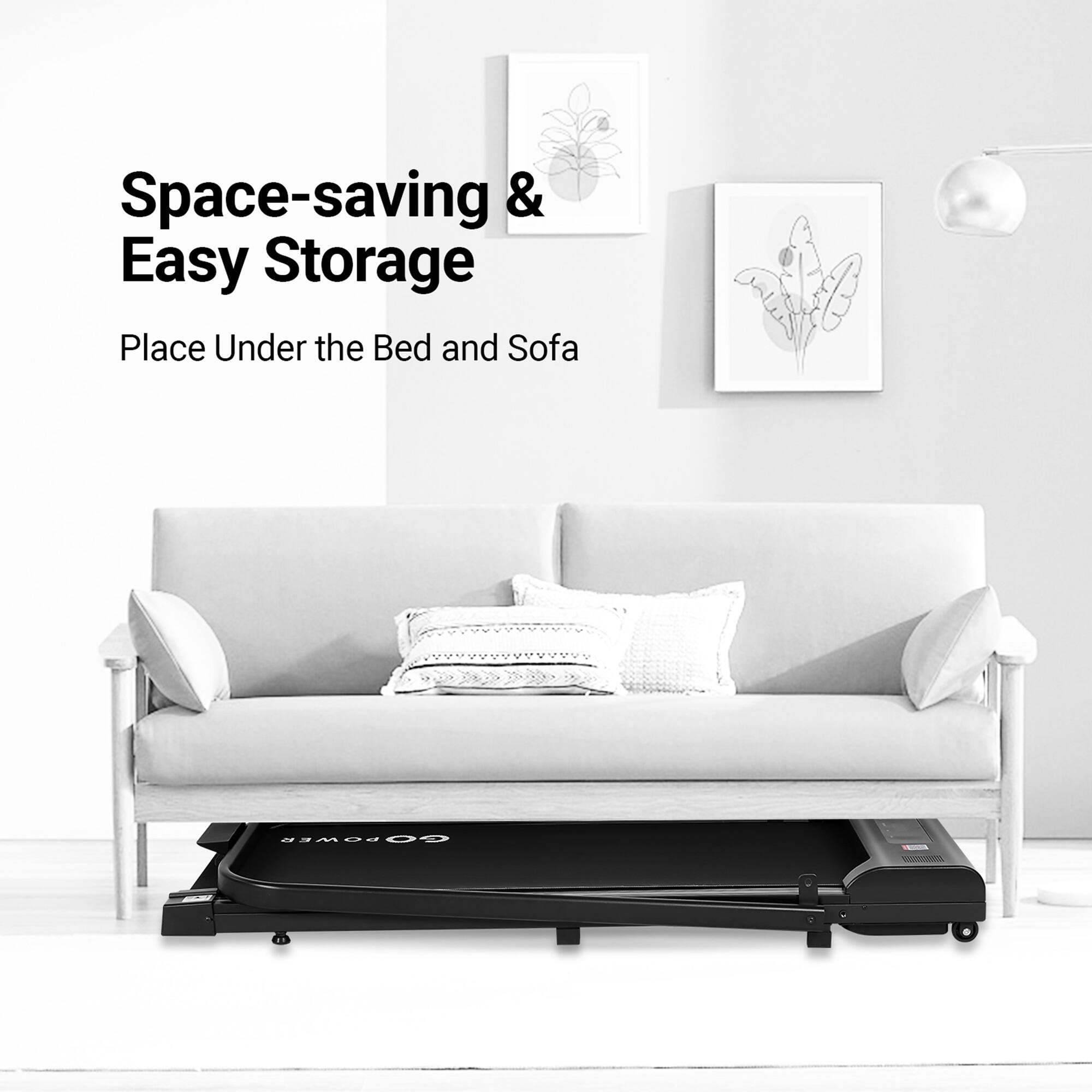 Space-saving & Easy Storage
Place Under the Bed and Sofa
GOPOWEE