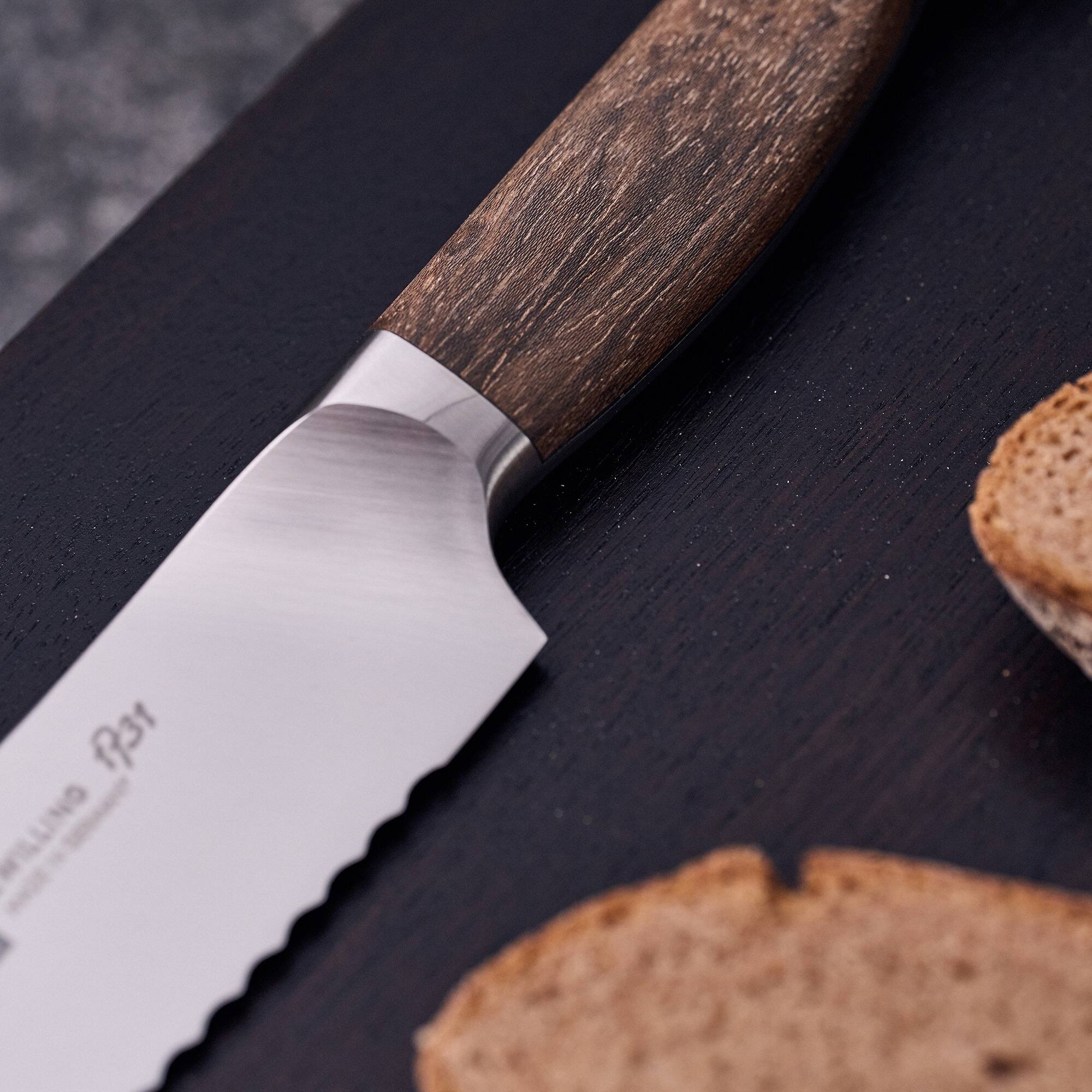 Alt View 3. ZWILLING - ZWILLING 1731 8-inch Bread Knife - Brown.