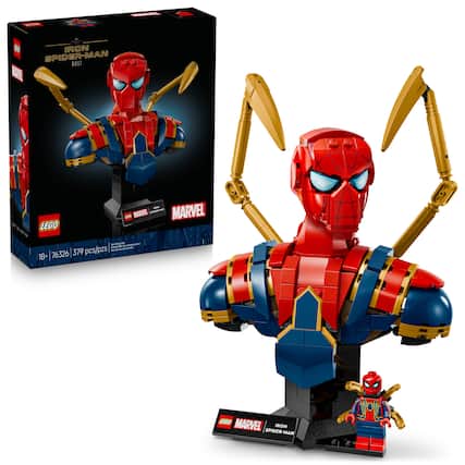 - | - LEGO MARVEL IRON SPIDER-MAN SPIDER-MAN BUST - - MARVEL MARVEL - - - 18+ 76326 379 pcs/pzs - - - 76326 379 18+ LEGO MARVEL IRON SPIDER-MAN