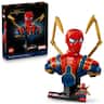 LEGO - Marvel Iron Spider-Man Bust Building Kit for Adults 76326