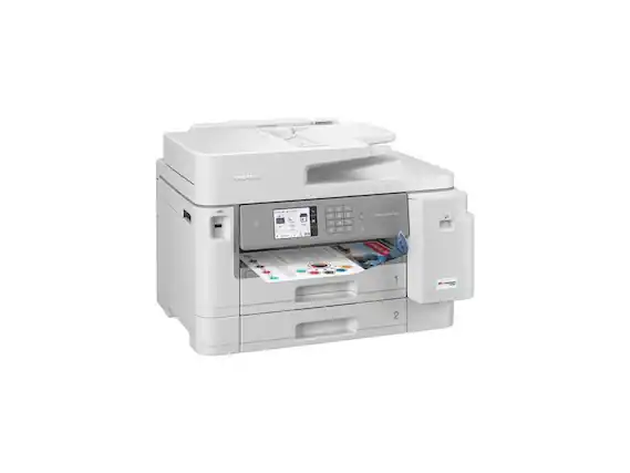 Front. Brother - Brother INKvestment Tank MFC-J5955DW Wireless Inkjet Multifunction Printer Color - Color.