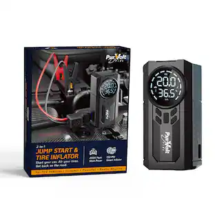 PurVolt Drive
2-in-1 JUMP START & TIRE INFLATOR
Start your car. Air your tires. Get back on the road.
400A Peak Start Power
150 PSI
Smart Inflator
For 12V Vehicles | Compact | Powerful | Ready Anytime
PSI 20.0 36.5
Scs PurVolt