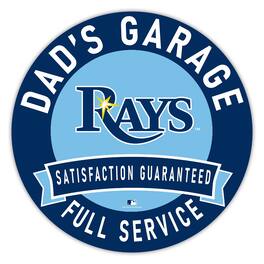 Fan Creations - Tampa Bay Rays 16" Dad's Garage Wood Sign - Multicolor