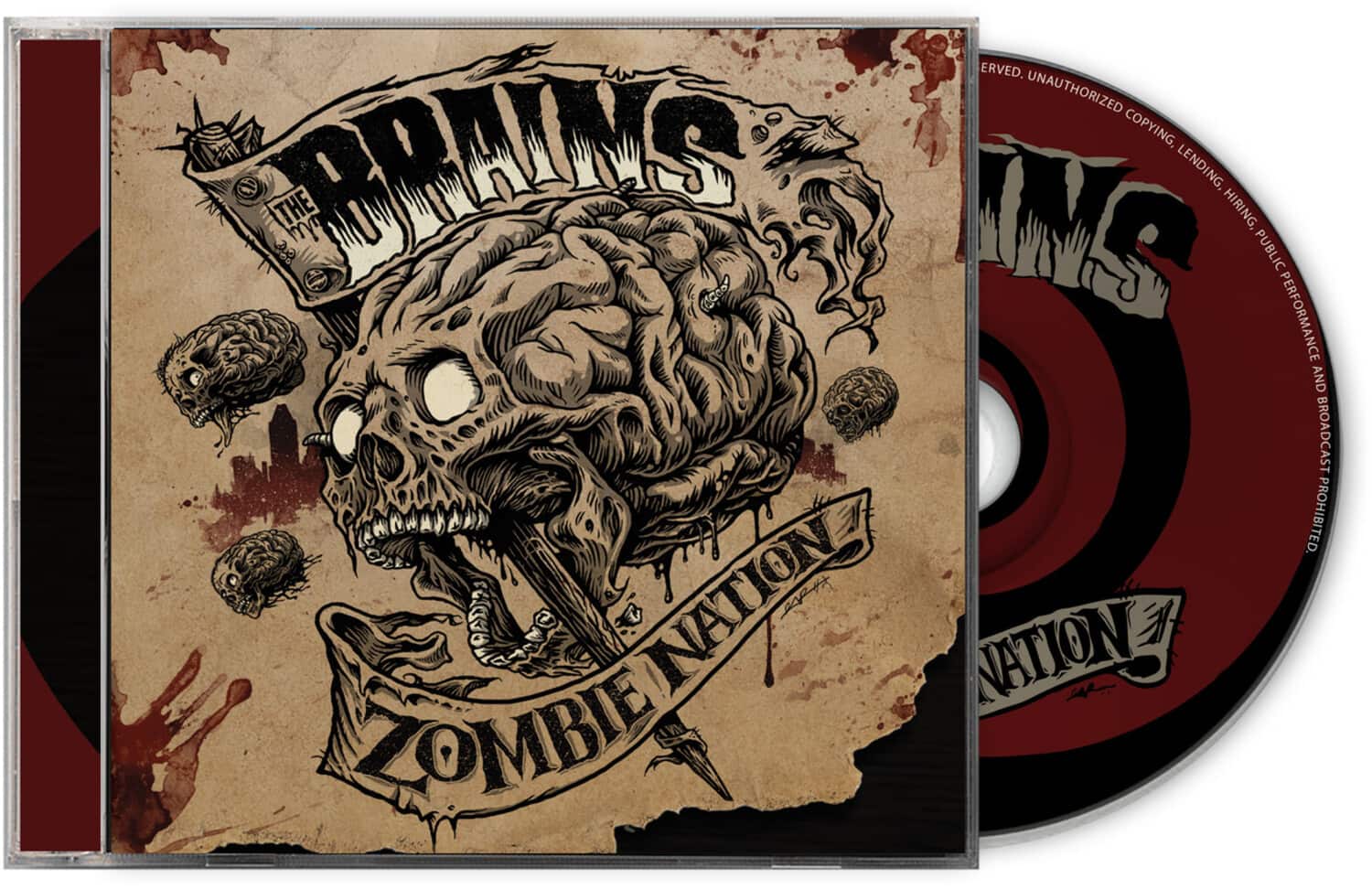 The Brains - Zombie Nation   - COMPACT DISCS [CD] price history on PriceWatchPro