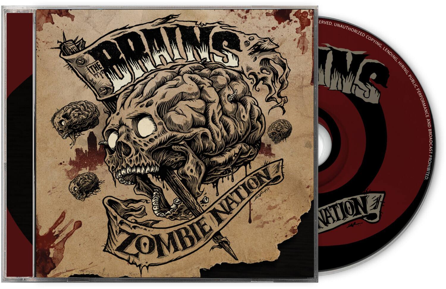 THE BRAINS  
ZOMBIE NATION  

SERVED. UNAUTHORIZED COPYING, LENDING, HIRING, PUBLIC PERFORMANCE AND BROADCAST PROHIBITED.