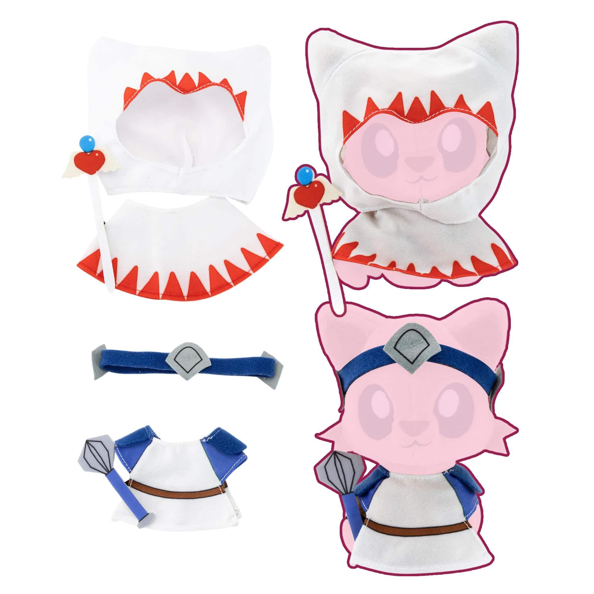 Tentacle Kitty - Campaign Critters | Healer Class Plush Clothing Pack - Multi-Colored