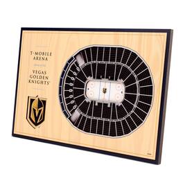 YouTheFan - Vegas Golden Knights 14'' x 10.5'' 3D StadiumViews Desktop Display - Brown