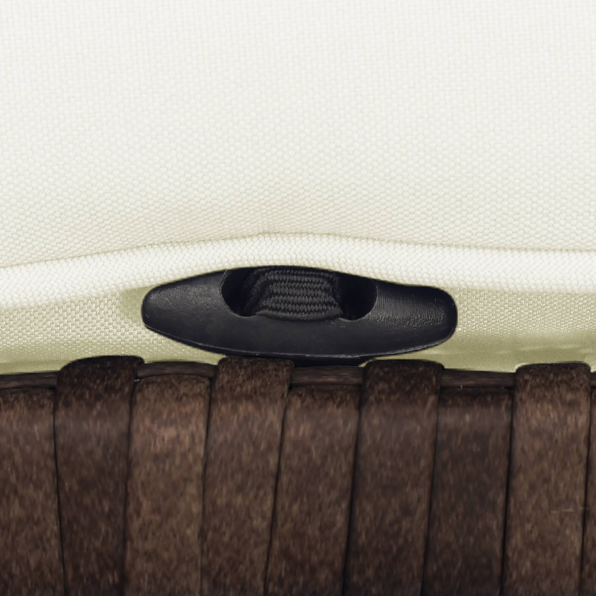 Alt View 6. Gymax - Gymax 5 PCS Rattan Furniture w/ & Tempered Glass & 2 Ottomans Coffee Table Patio Off White - White.