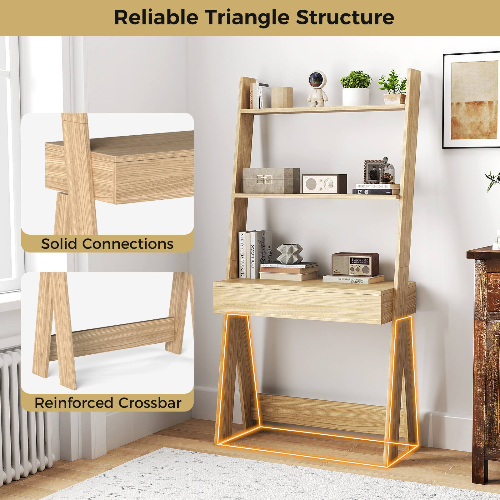 Reliable Triangle Structure | Solid Connections | ERA-SHISTILISSKIN TUS MENCE POLLOCK TION | Reinforced Crossbar