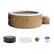 Front. Intex - Intex PureSpa 4 Person Bubble Massage Inflatable Hot Tub Spa Set, Sahara Tan - Brown/White.
