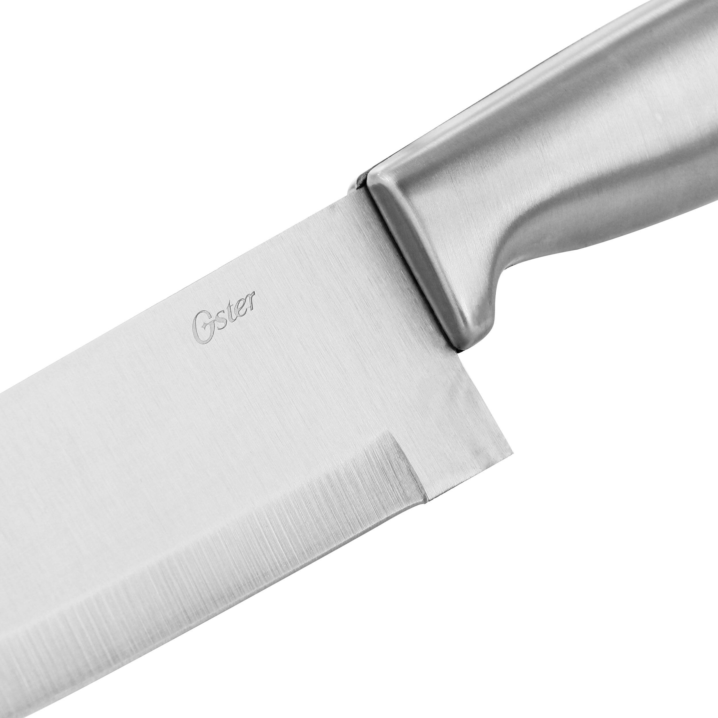 Alt View 1. Oster - Oster Baldwin 7.6 Inch Stainless Steel Chef Knife - Silver.