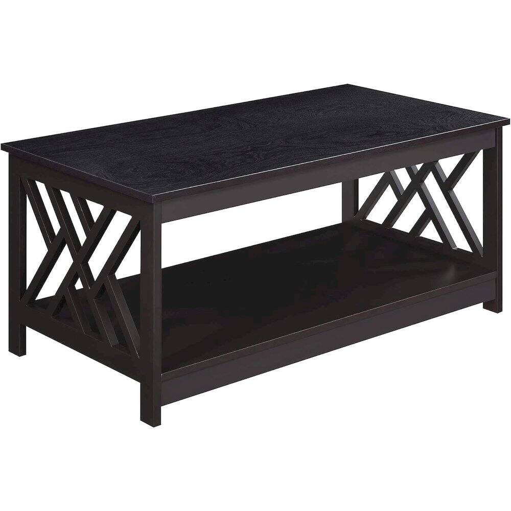 Convenience Concepts - Titan Coffee Table with Shelf - Espresso