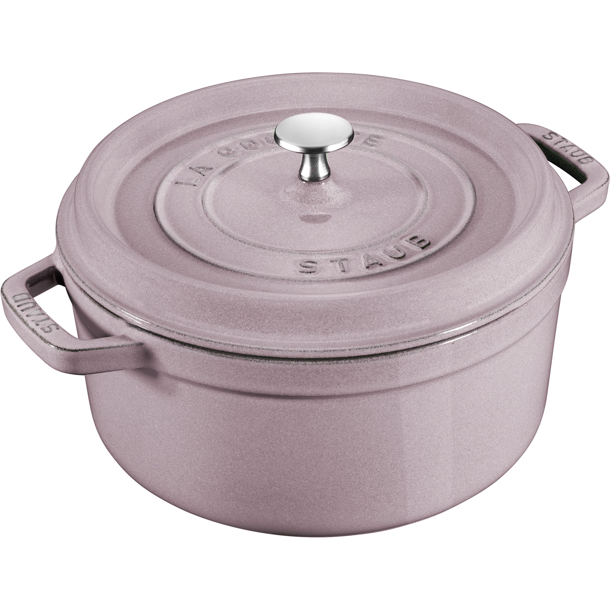 Staub - Cast Iron 4-qt Round Dutch Oven - Lilac