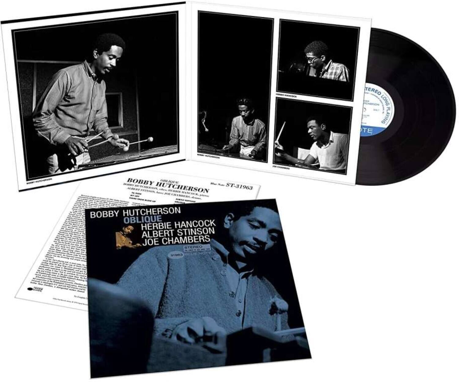 **STEREO LONG PLAYING**

**BOBBY HUTCHERSON**  
ST-31963

**BOBBY HUTCHERSON**  
OBLIQUE  
**HERBIE HANCOCK**  
**ALBERT STINSON**  
**JOE CHAMBERS**

**STEREO**