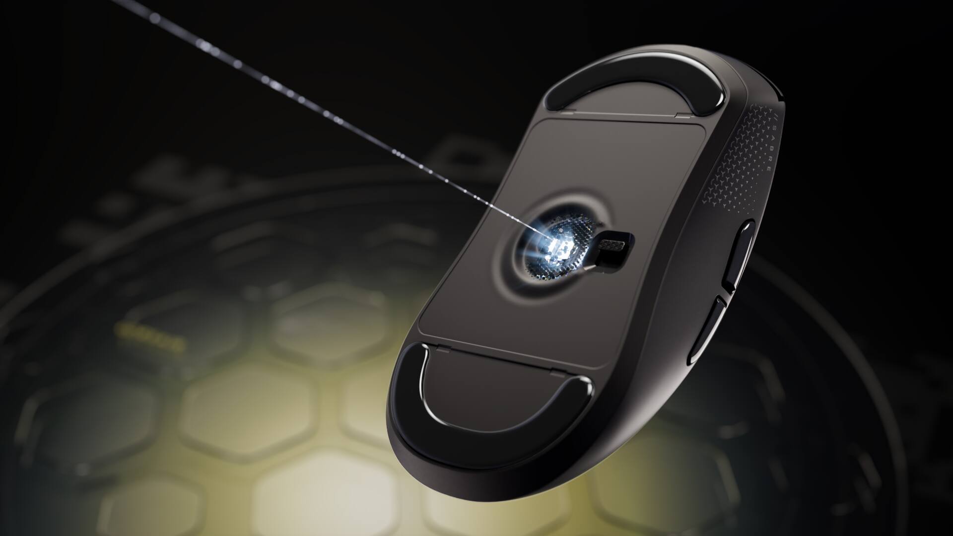 Alt View 24. CORSAIR - SABRE v3 PRO PureVector ULTRALIGHT 37g Gaming Mouse with Personalized Directional Sensitivity - Black.
