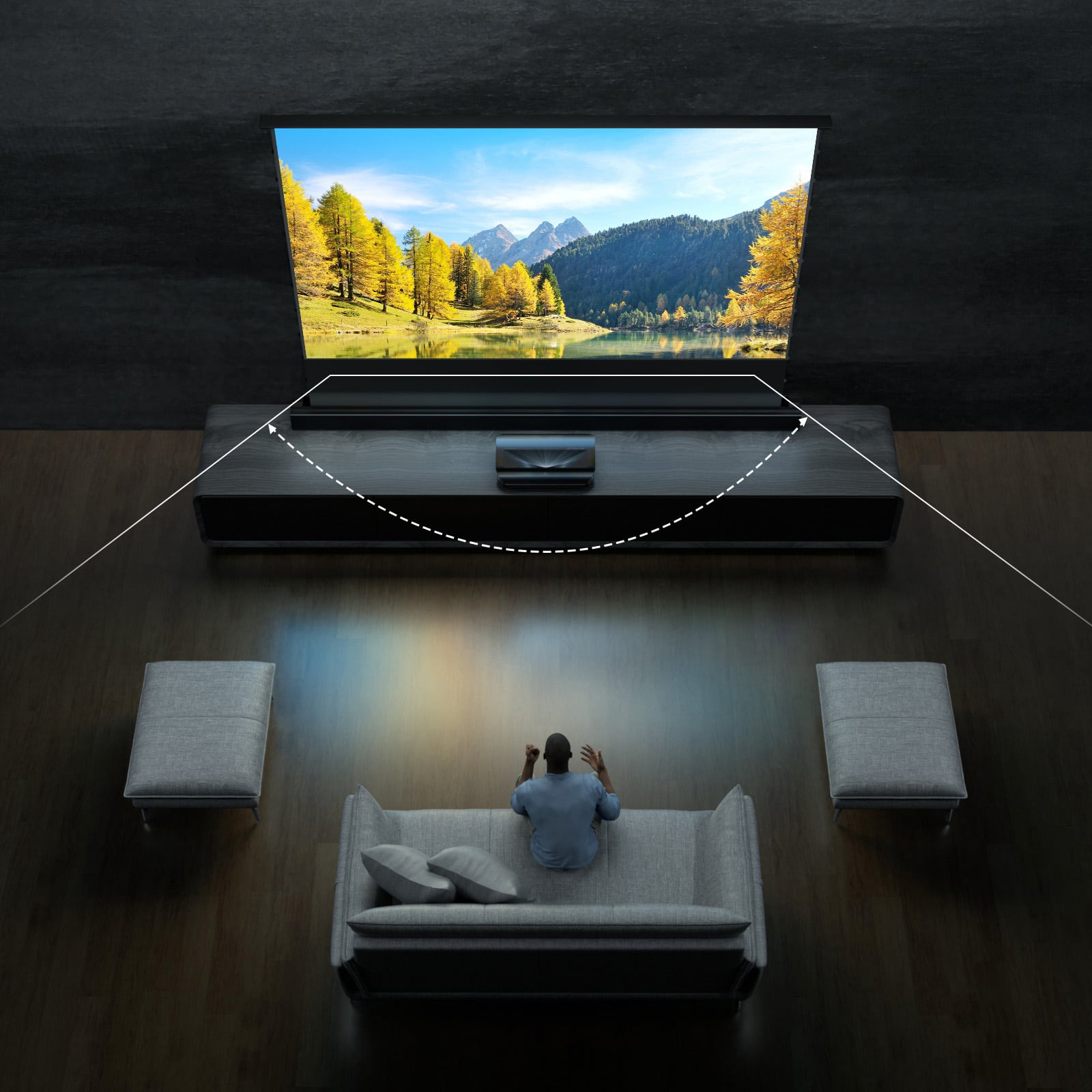 Questions and Answers AWOL Vision ALRF210C 100" Motorized Floor Rising ALR Ultra Short Throw