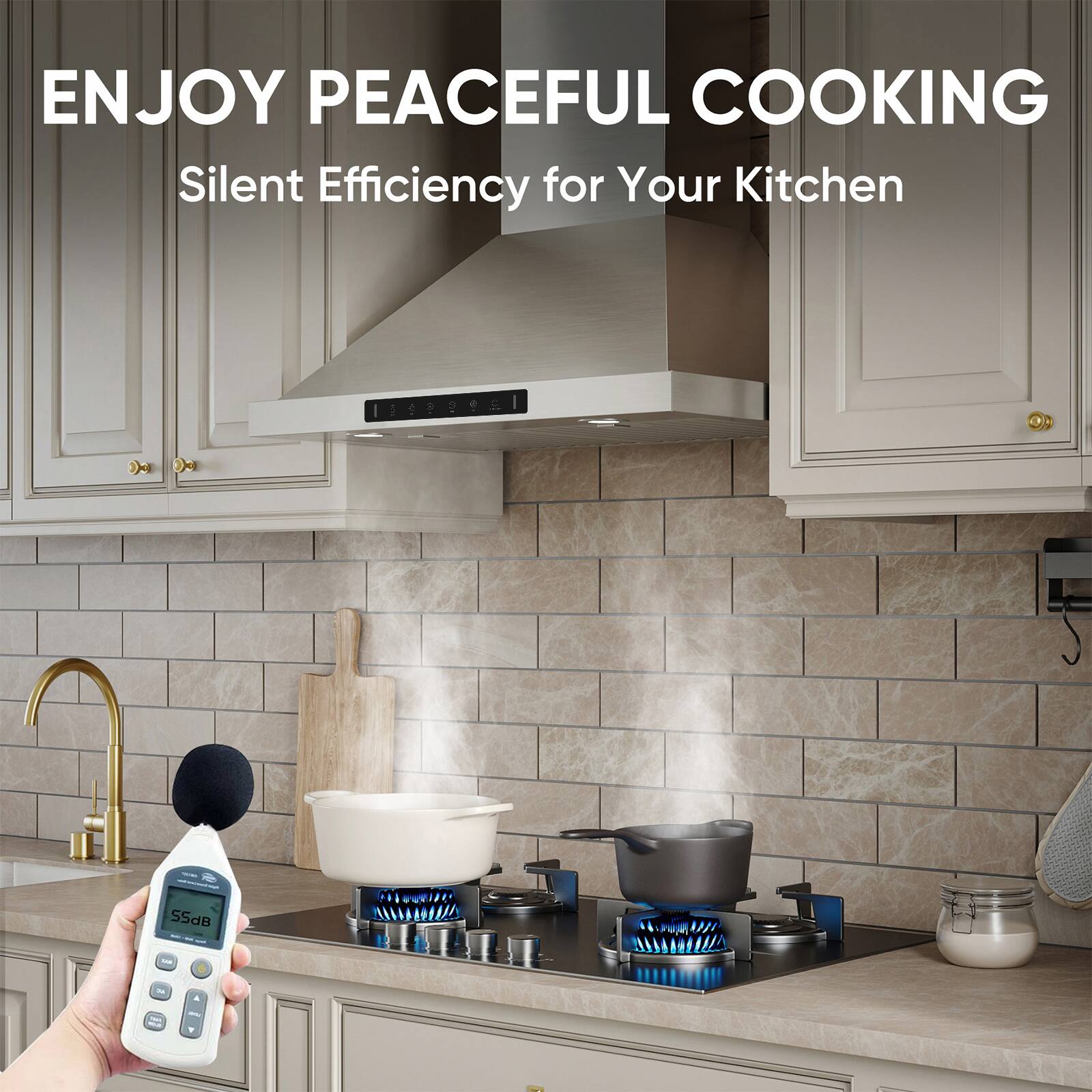 ENJOY PEACEFUL COOKING
Silent Efficiency for Your Kitchen
SSdB