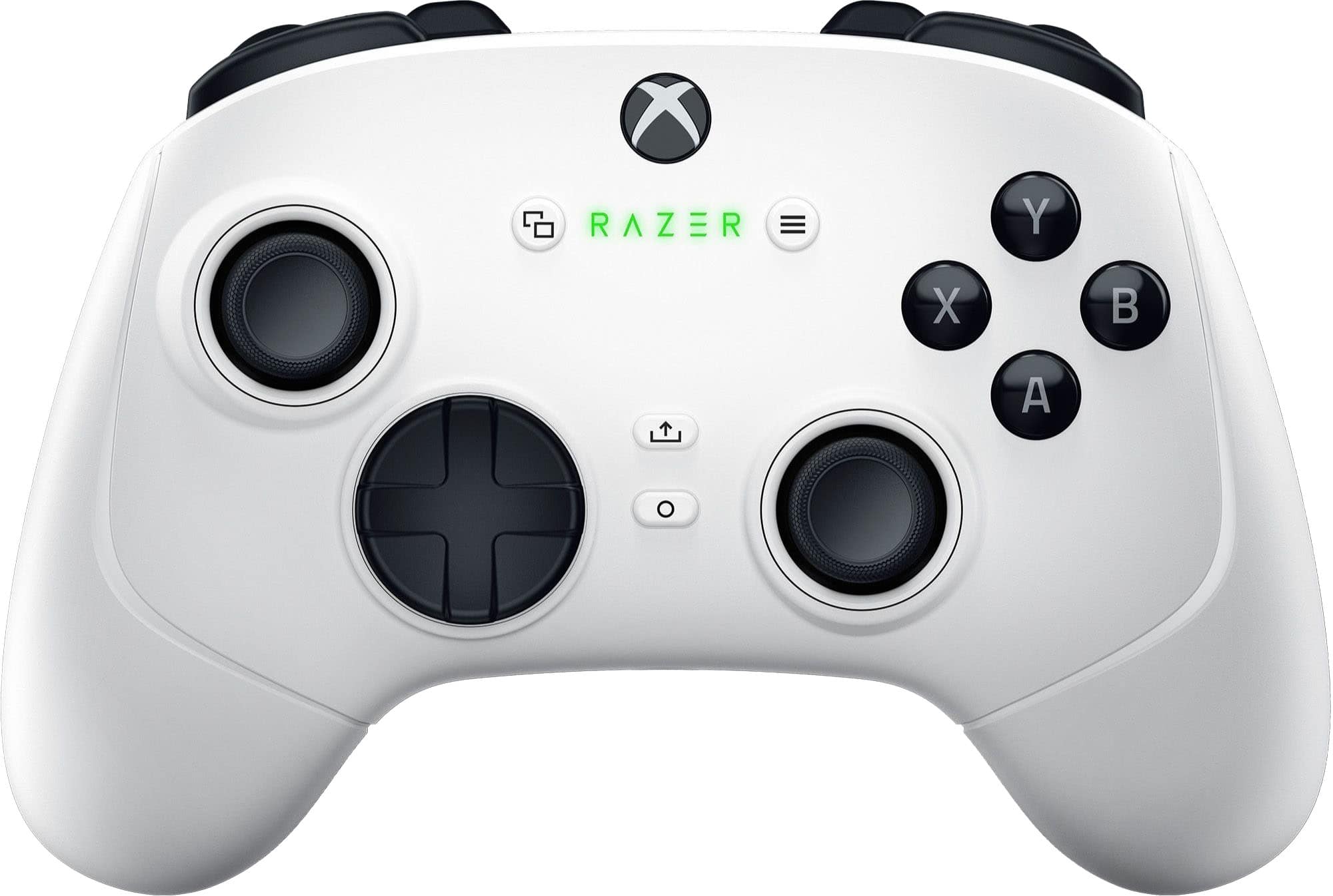 Razer - Wolverine V3 Pro Wireless Gaming Controller with 6 Remappable Buttons, Fast Triggers, Designed for Xbox Series X|S, PC - White - Front_Zoom