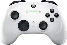 Front. Razer - Wolverine V3 Pro Wireless Gaming Controller with 6 Remappable Buttons, Fast Triggers, Licensed for Xbox Series X|S, PC - White.