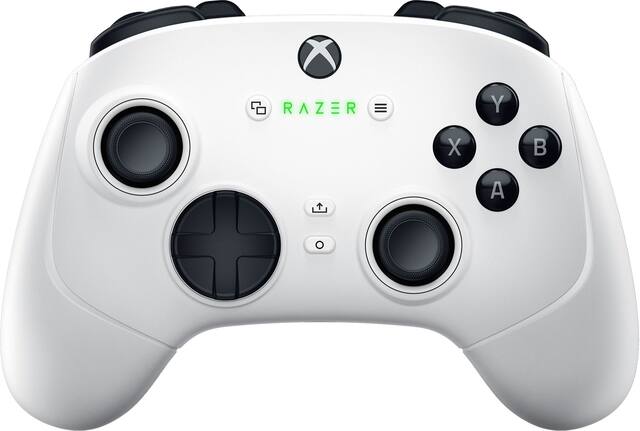Razer - Wolverine V3 Pro Wireless Gaming Controller with 6 Remappable Buttons, Fast Triggers, Licensed for Xbox Series X|S, PC - White