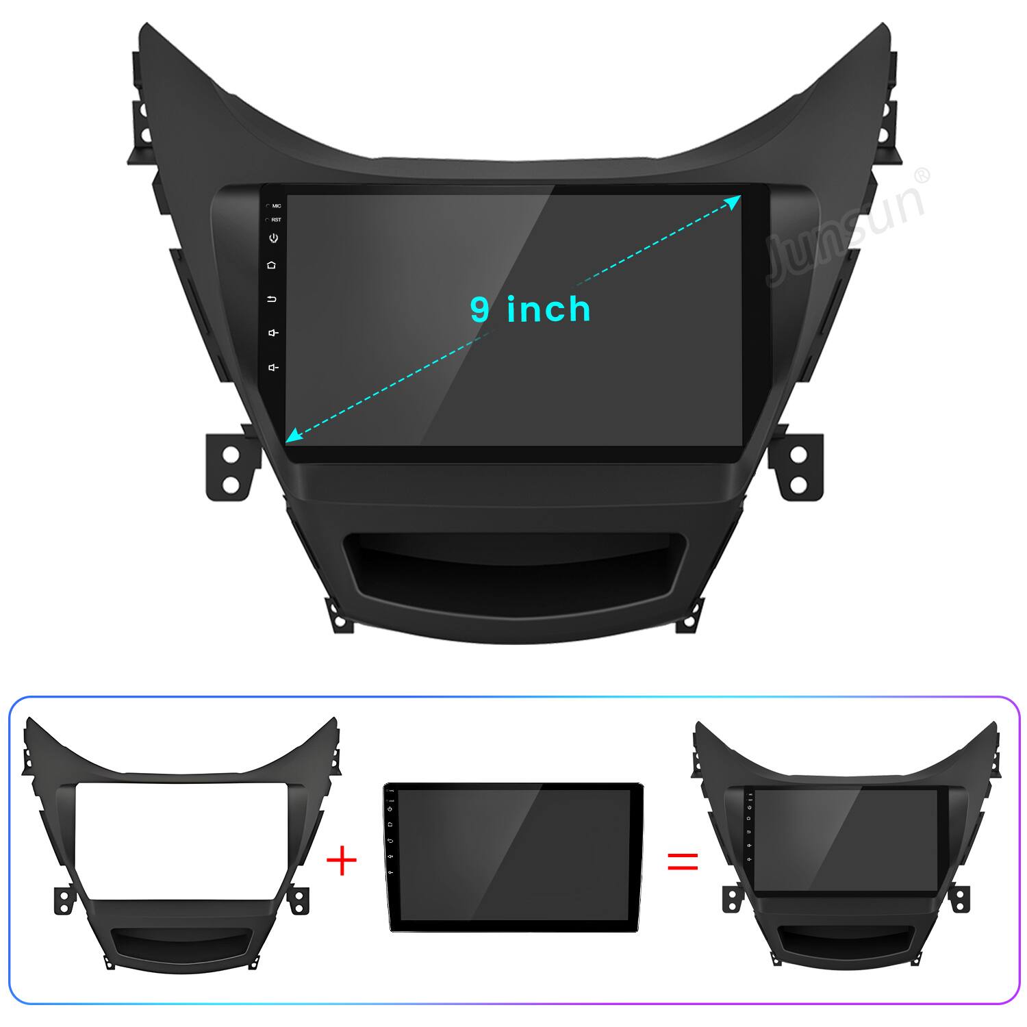 UDGI D B 9 inch Junsun E + B 8 8 = B B