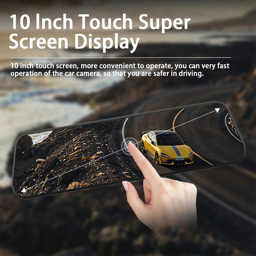 10 Inch Touch Super Screen Display

10 inch touch screen, more convenient to operate, you can very fast operation of the car camera, so that you are safer in driving.
