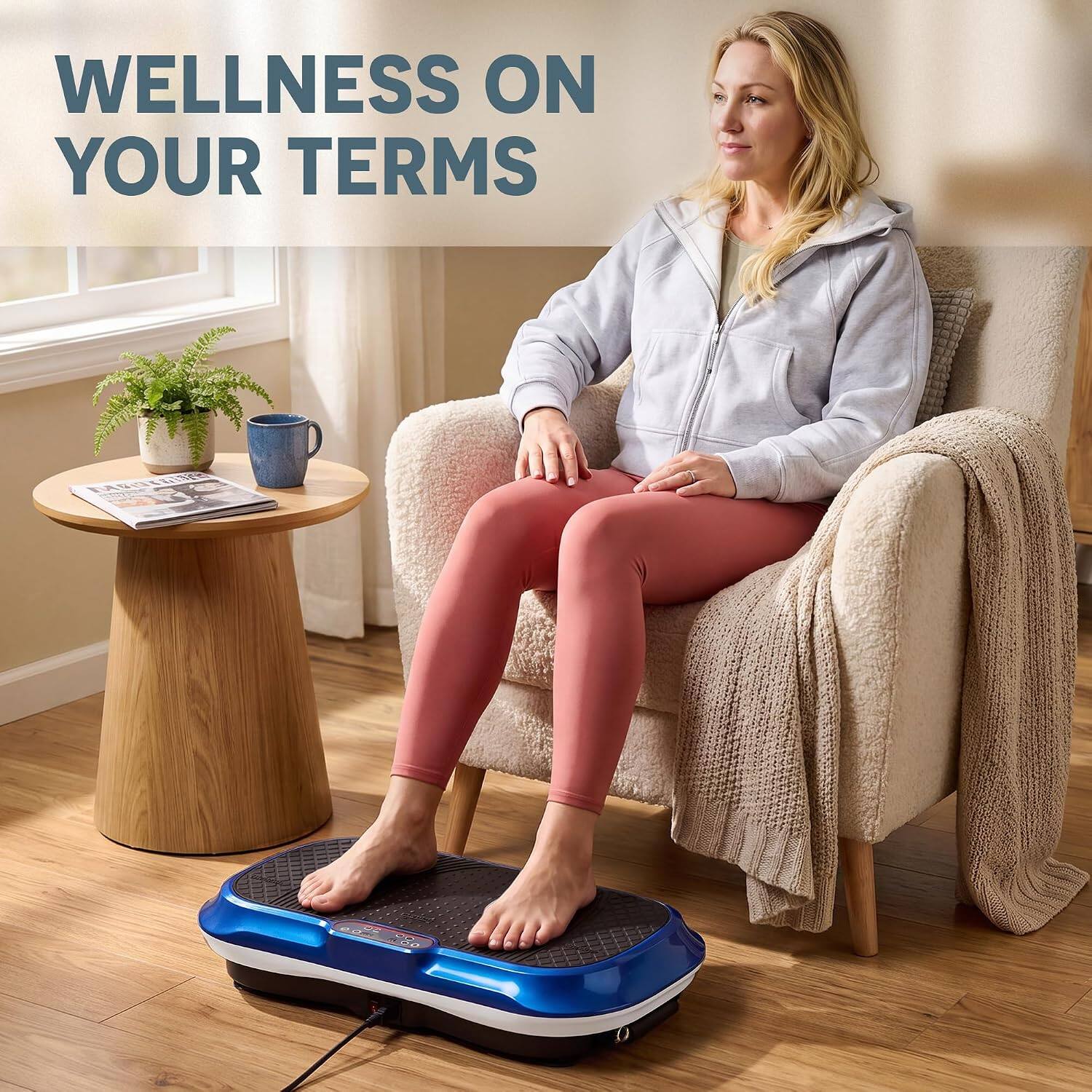 健康アクセサリー LIFEWAVE LifePro Waver Vibration Plate – Whole Body Exercise Machine for