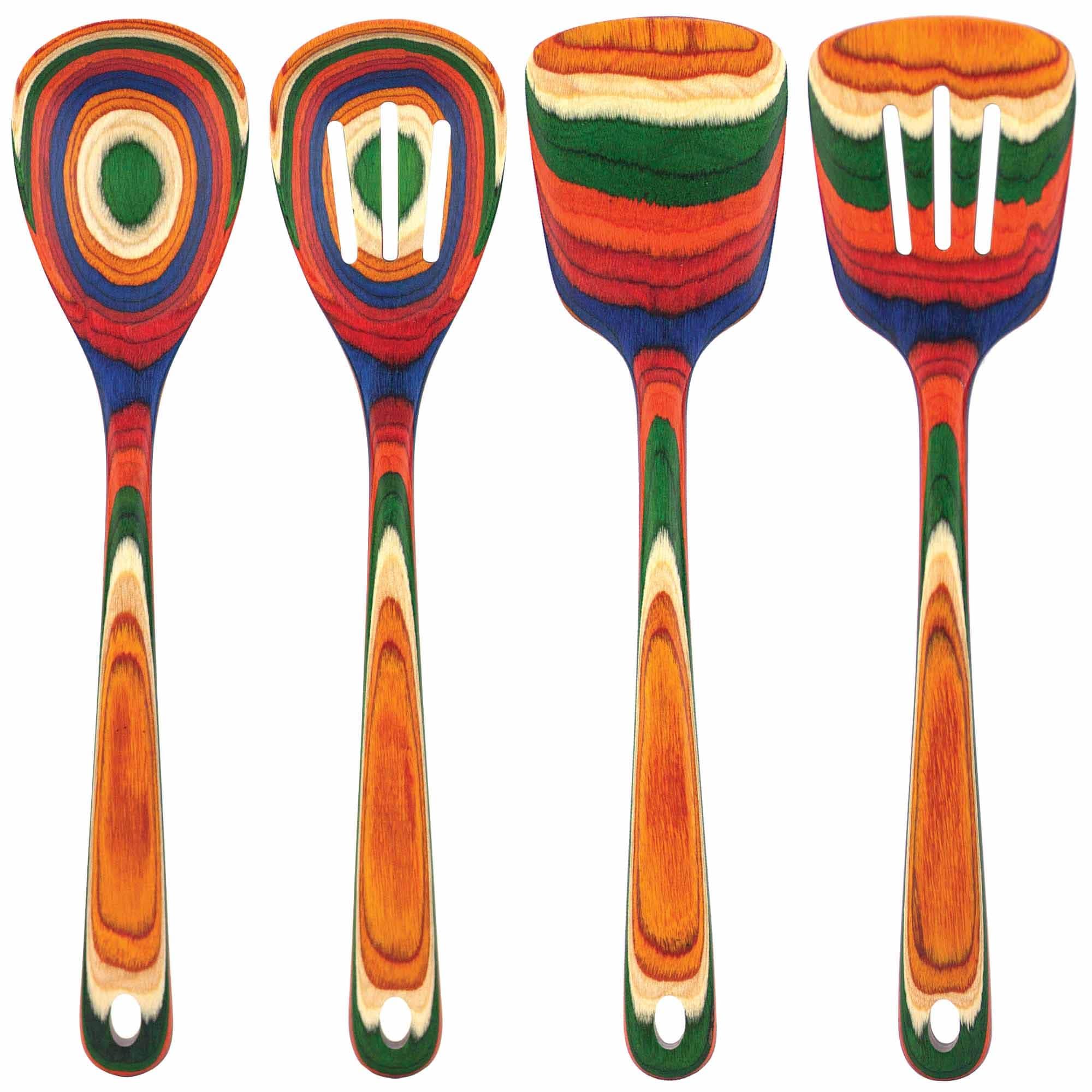 Baltique - Marrakesh Collection 4 Piece Cooking Utensil Set, Safe for Nonstick - Red, Blue, Green, Orange price history on PriceWatchPro