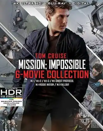 Front. Mission: Impossible: 6-Movie Collection - 4K Blu-Ray.