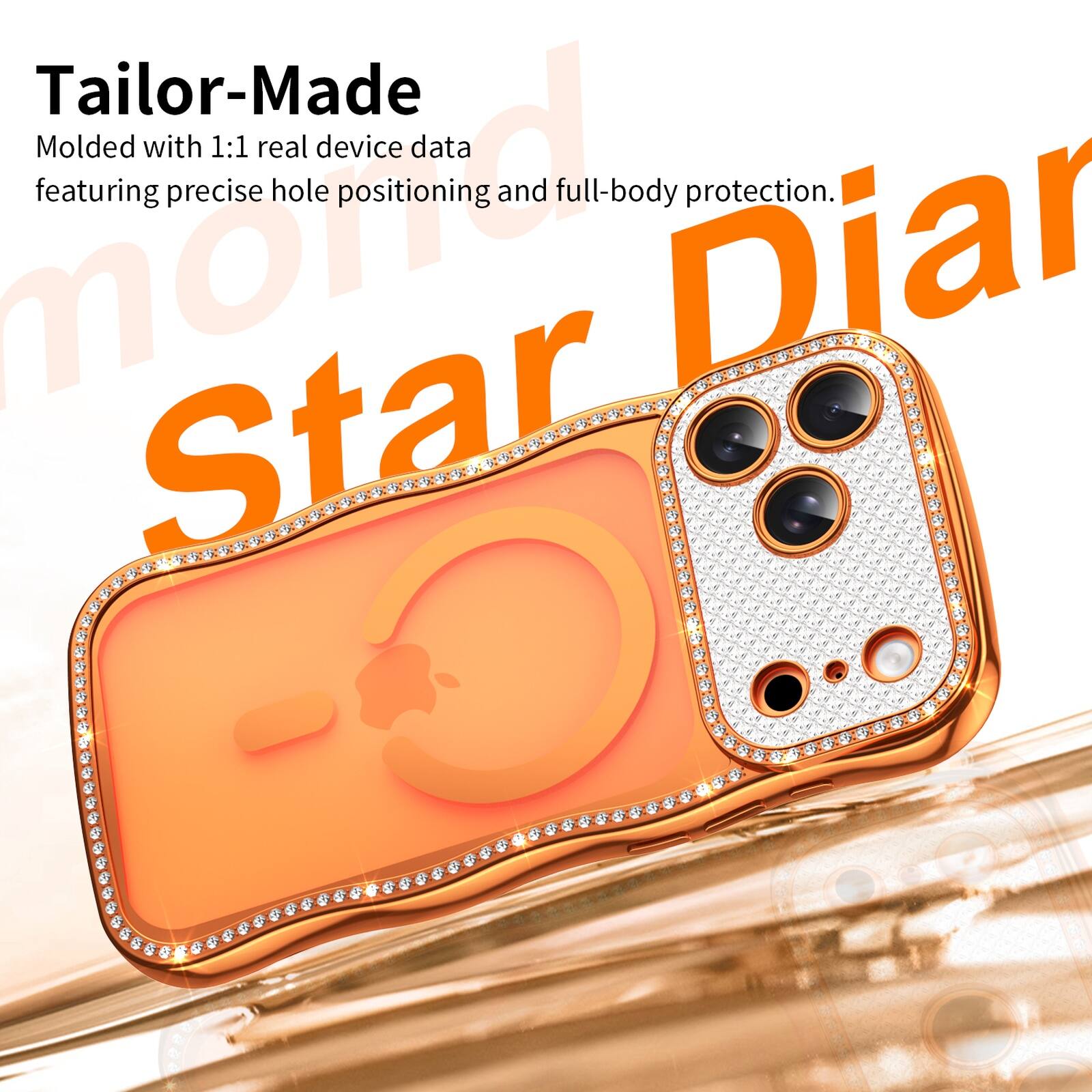 Tailor-Made  
Molded with 1:1 real device data featuring precise hole positioning and full-body protection.  
Star Diar