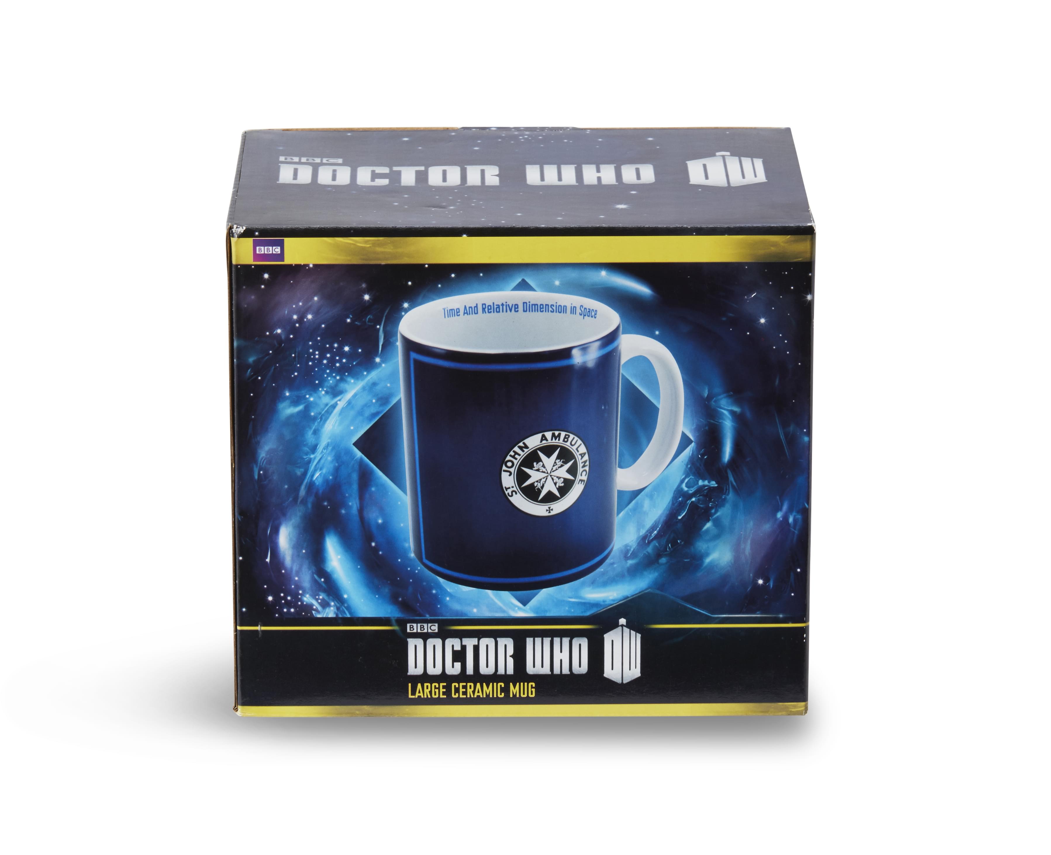 DOCTOR WHO  
Time And Relative Dimension in Space  
DOCTOR WHO  
LARGE CERAMIC MUG