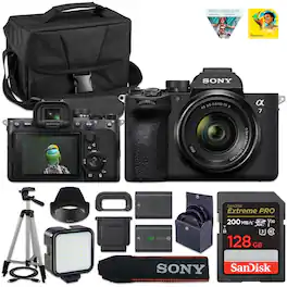 Bundle - Sony - a7 V Mirrorless Camera With FE 28-70mm f/3.5-5.6 OSS II Lens | Full-Frame E-Mount Sensor, Advanced Autofocus, & 4K