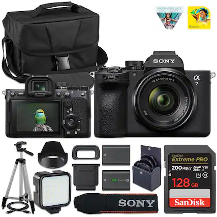 PHOTO-VIDEO SUITE
- Faathophs SONY
- 3.5-5.6/28-70 I FE a 7 C3 s CI 4 AF-ON e Fa I
- ARL 55 0.3m/0 99f1-0 45m/148n 45im/1 48f
- SanDisk Extreme PRO 200 MB/s 128 GB V30 I 10
- SONY