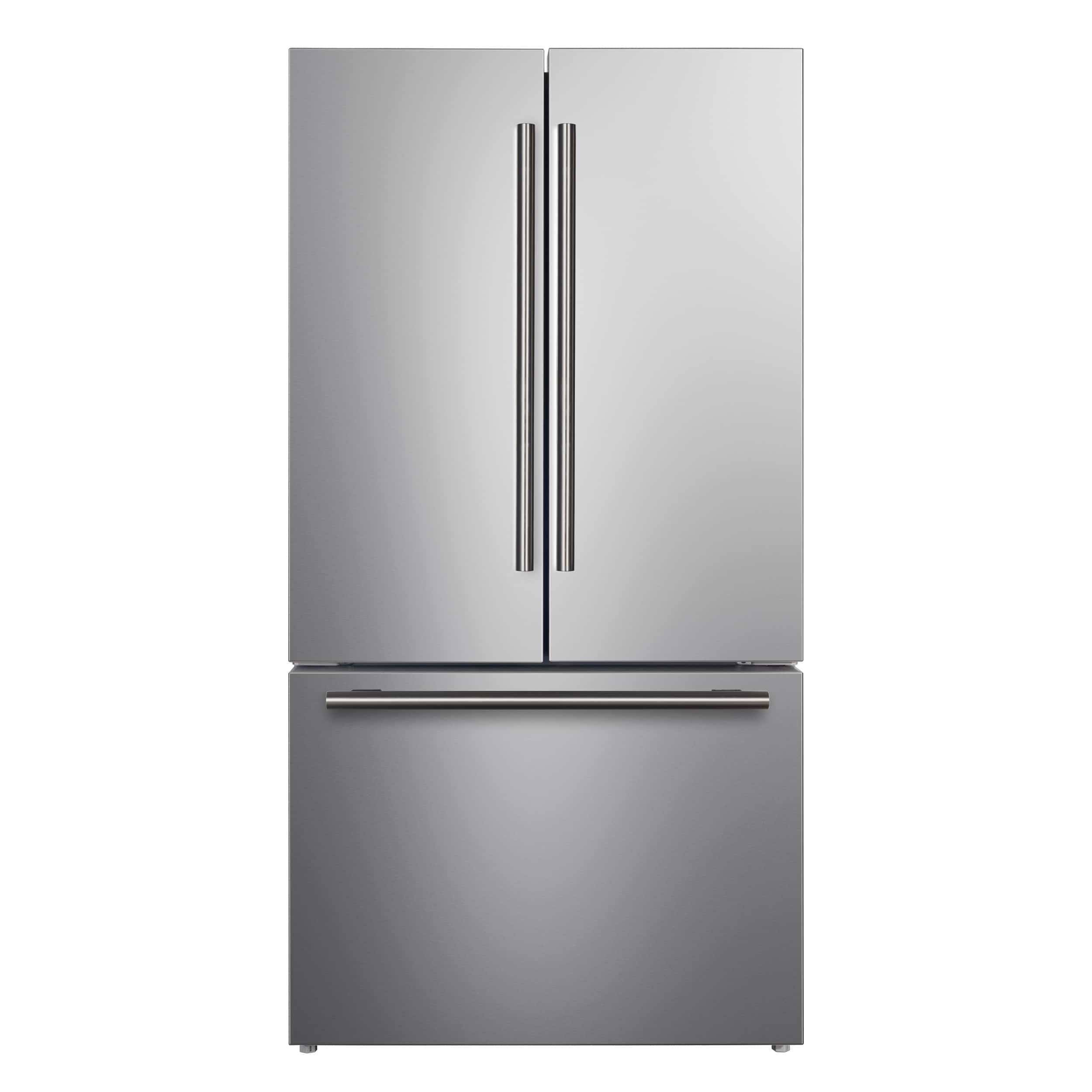 Forno Appliances - Rivello 27.4 Cu. Ft. French Door Refrigerator with Internal Water Dispenser - Stainless Steel