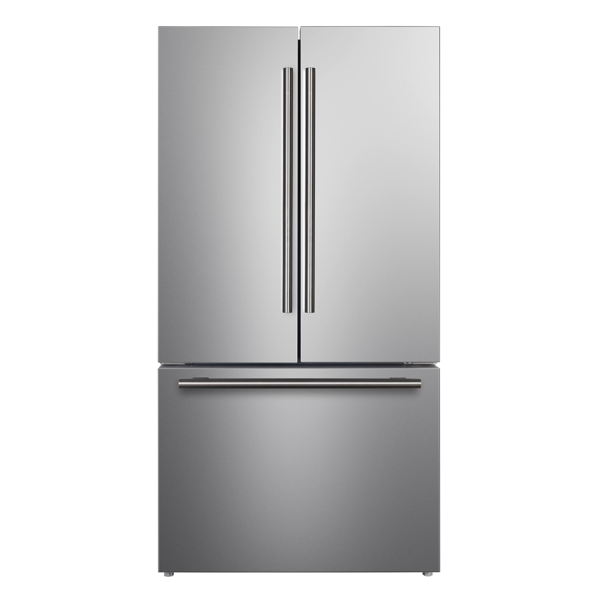 Front. Forno Appliances - Rivello 27.4 Cu. Ft. French Door Refrigerator with Internal Water Dispenser - Stainless Steel.