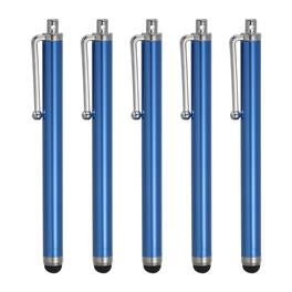 Unique Bargains - 5pcs Stylus Pens for Touch Screens Universal Capacitive High Sensitivity for Phone All Capacitive Touch Screen Device - Dark Blue