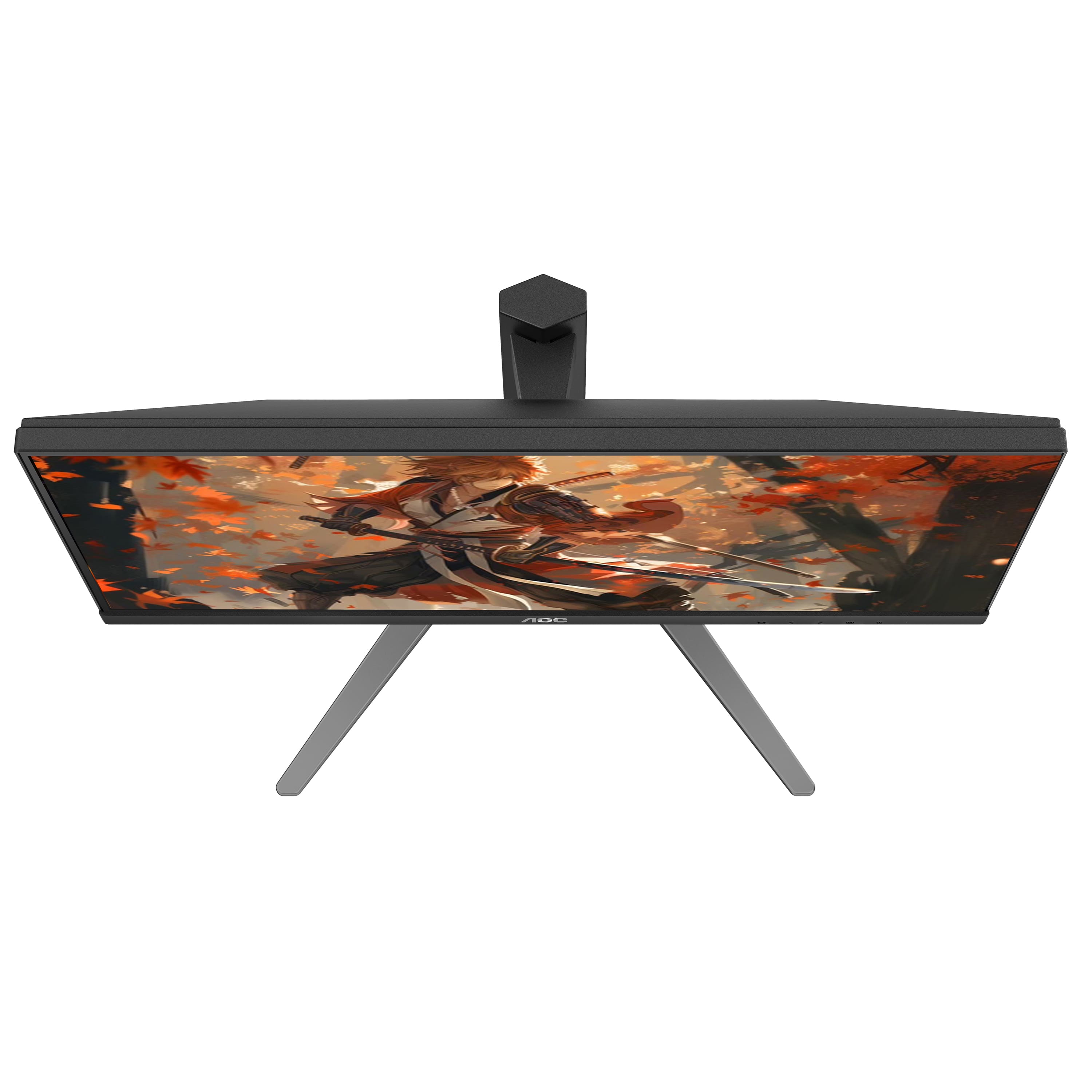 Alt View 20. AOC - 27G4 27" IPS FHD 180Hz 1ms Gaming Monitor - Black/Silver/Red.