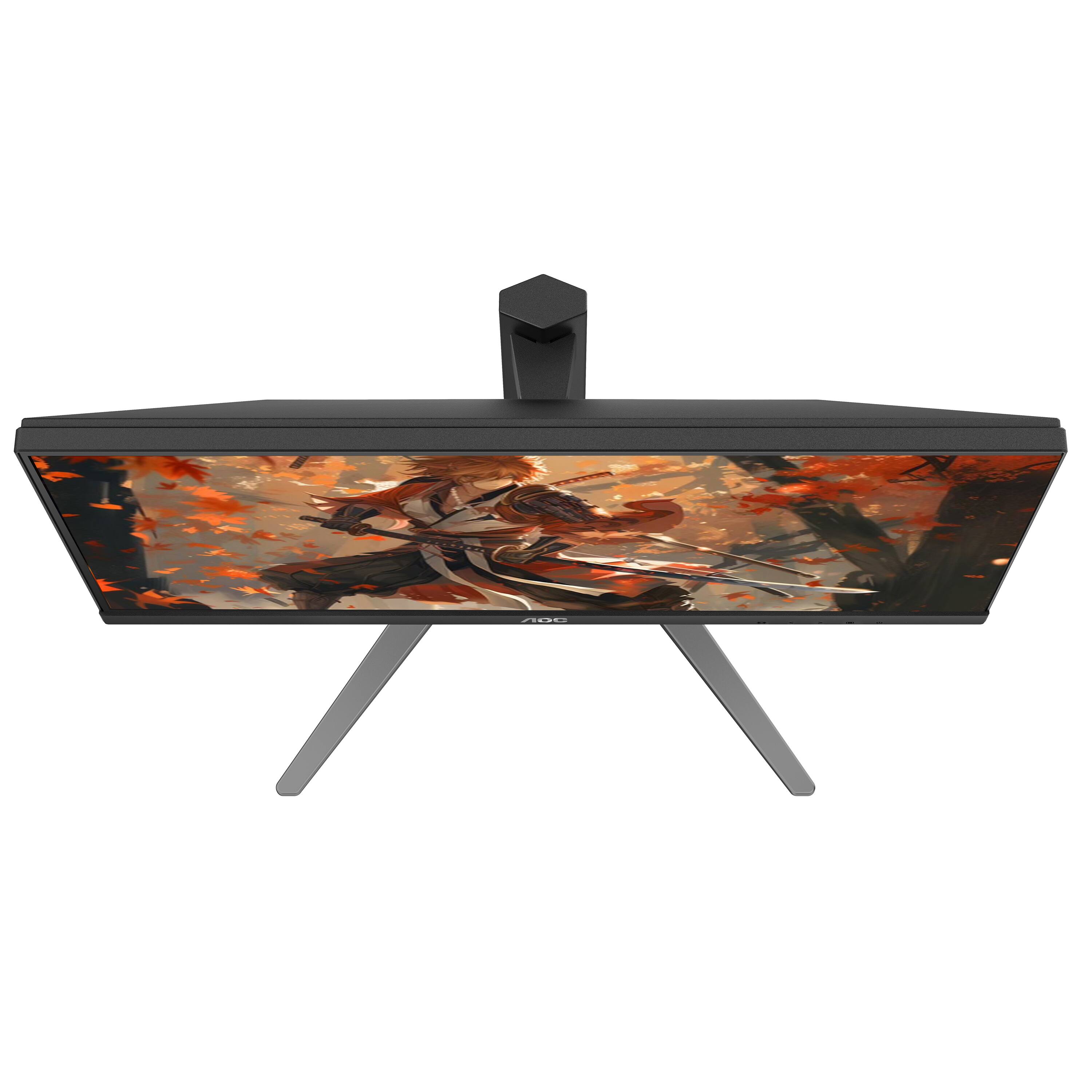 Alt View 20. AOC - 27G4 27" IPS FHD 180Hz 1ms Gaming Monitor - Black/Silver/Red.