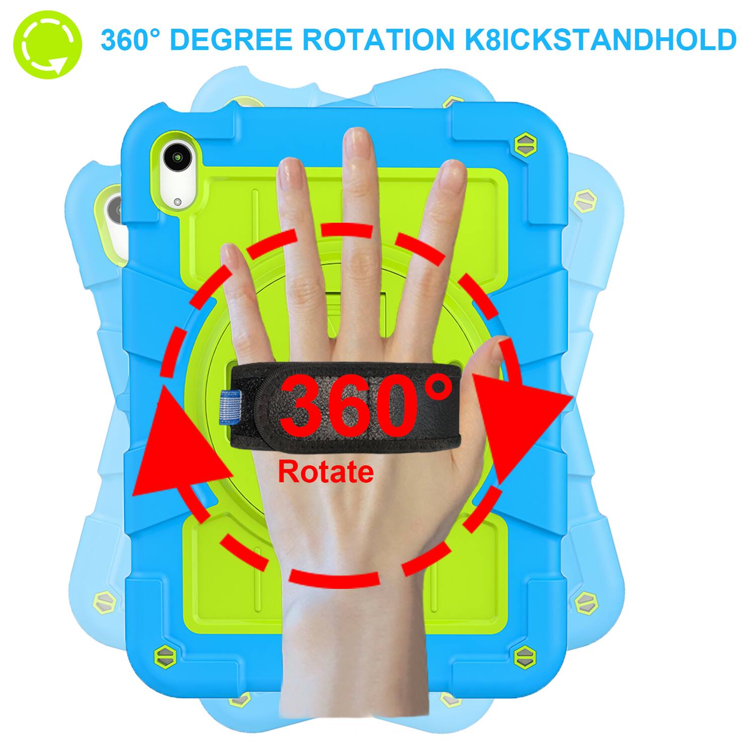 360° DEGREE ROTATION KICKSTAND HOLD

360°

Rotate