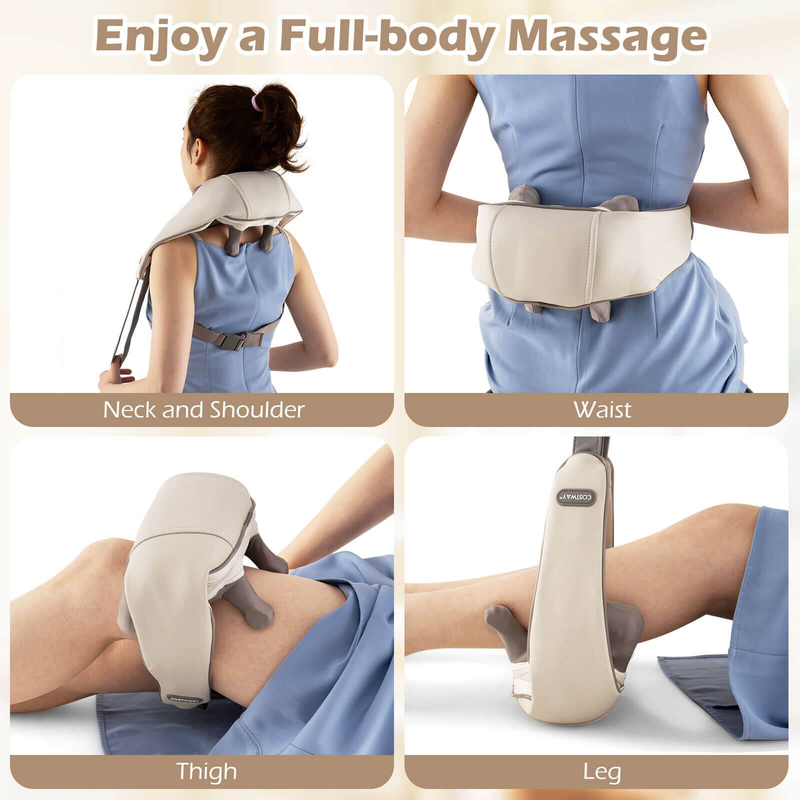 Enjoy a Full-body Massage

Neck and Shoulder

Waist

Thigh

Leg