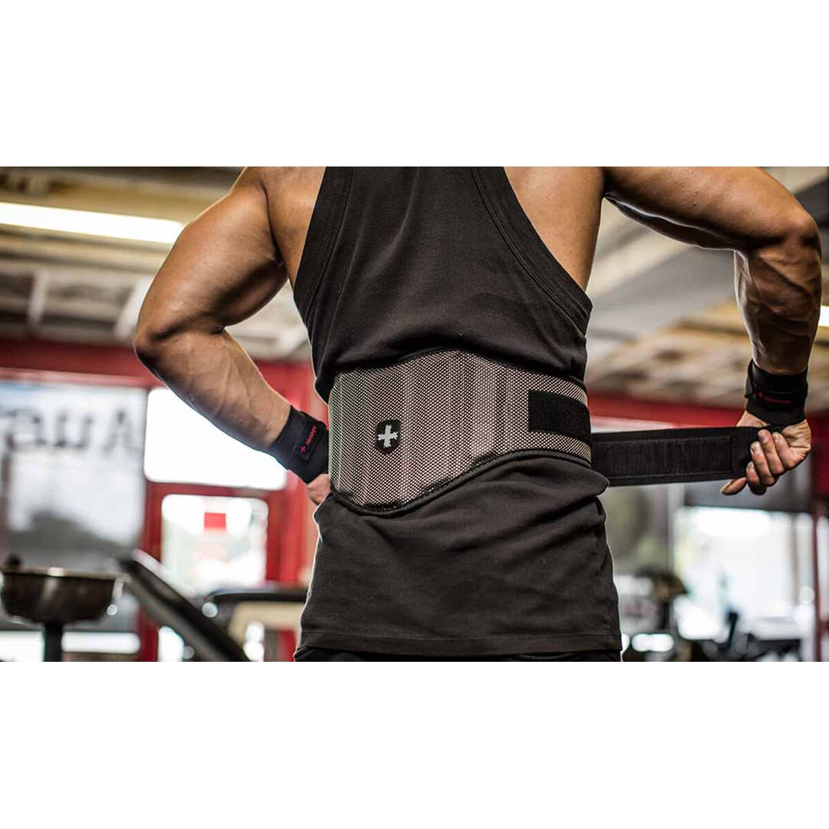 Alt View 4. Harbinger - Harbinger Firm Fit Contoured Weight Lifting Belt - Medium - Black.