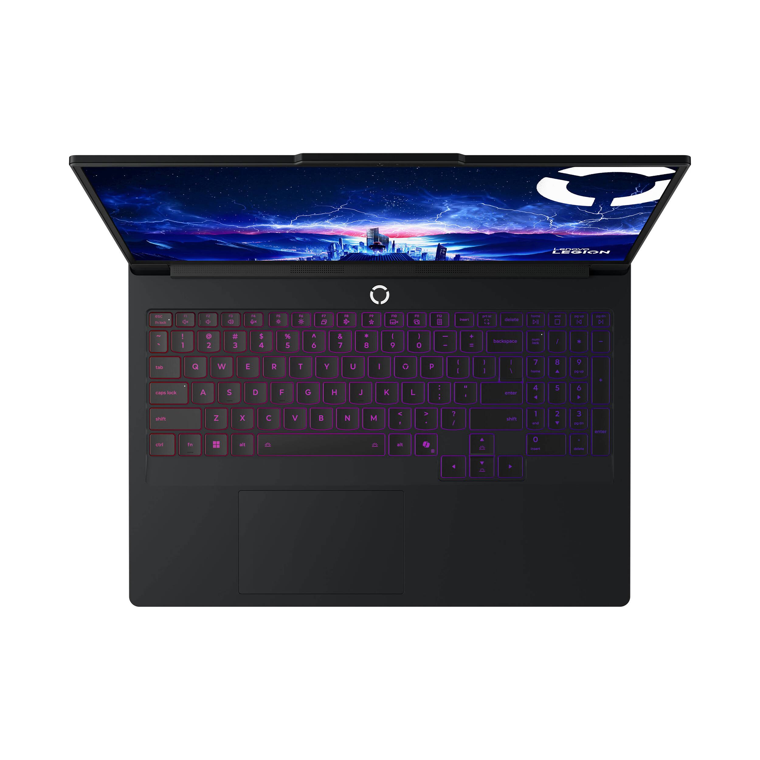 Alt View 3. Lenovo - Legion Pro 7i 16" WQXGA OLED 240Hz NVIDIA RTX 5090 Intel Core Ultra 9 275HX AI Gaming Laptop 32GB RAM 1TB SSD - Black.