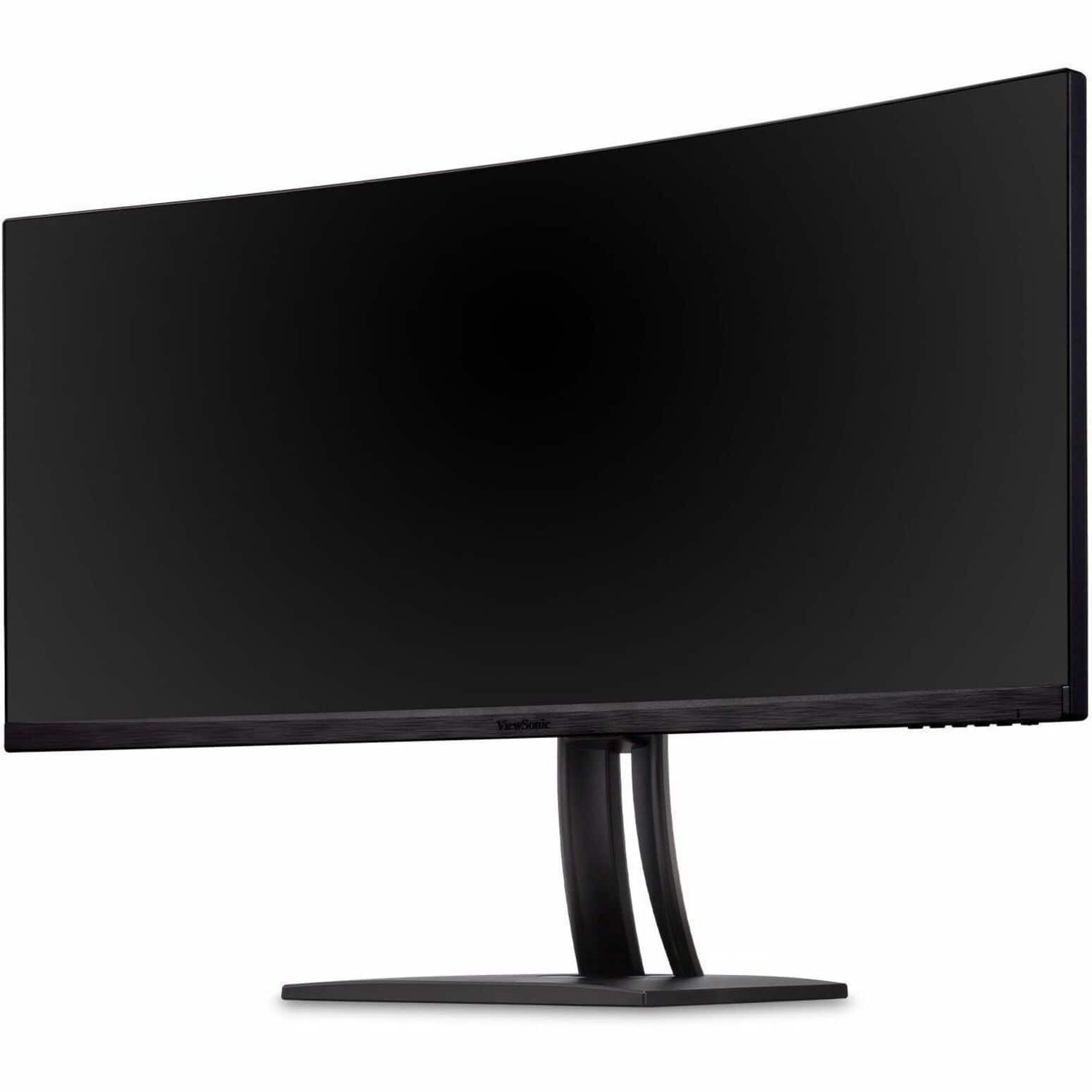 Alt View 22. ViewSonic - ColorPro VP3456A 34" LCD Curved UltraWide QHD Monitor (USB-C, HDMI, DP) - Black.