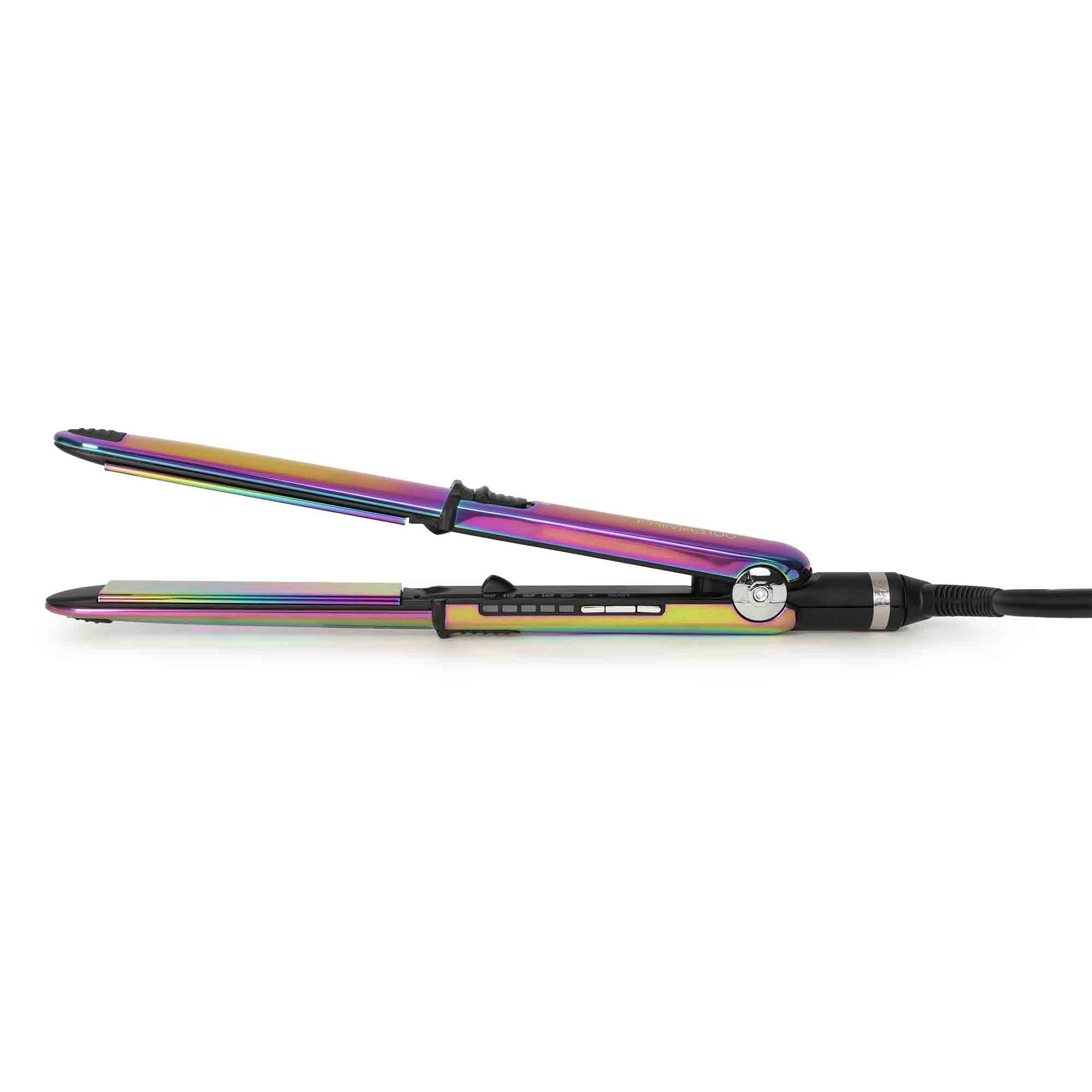 Left. BaBylissPRO - Nano Titanium Prima3100 & Prima2000 Styling Irons Prepack BNTPK1RB (Iridescent), Professional Cutting Cape.