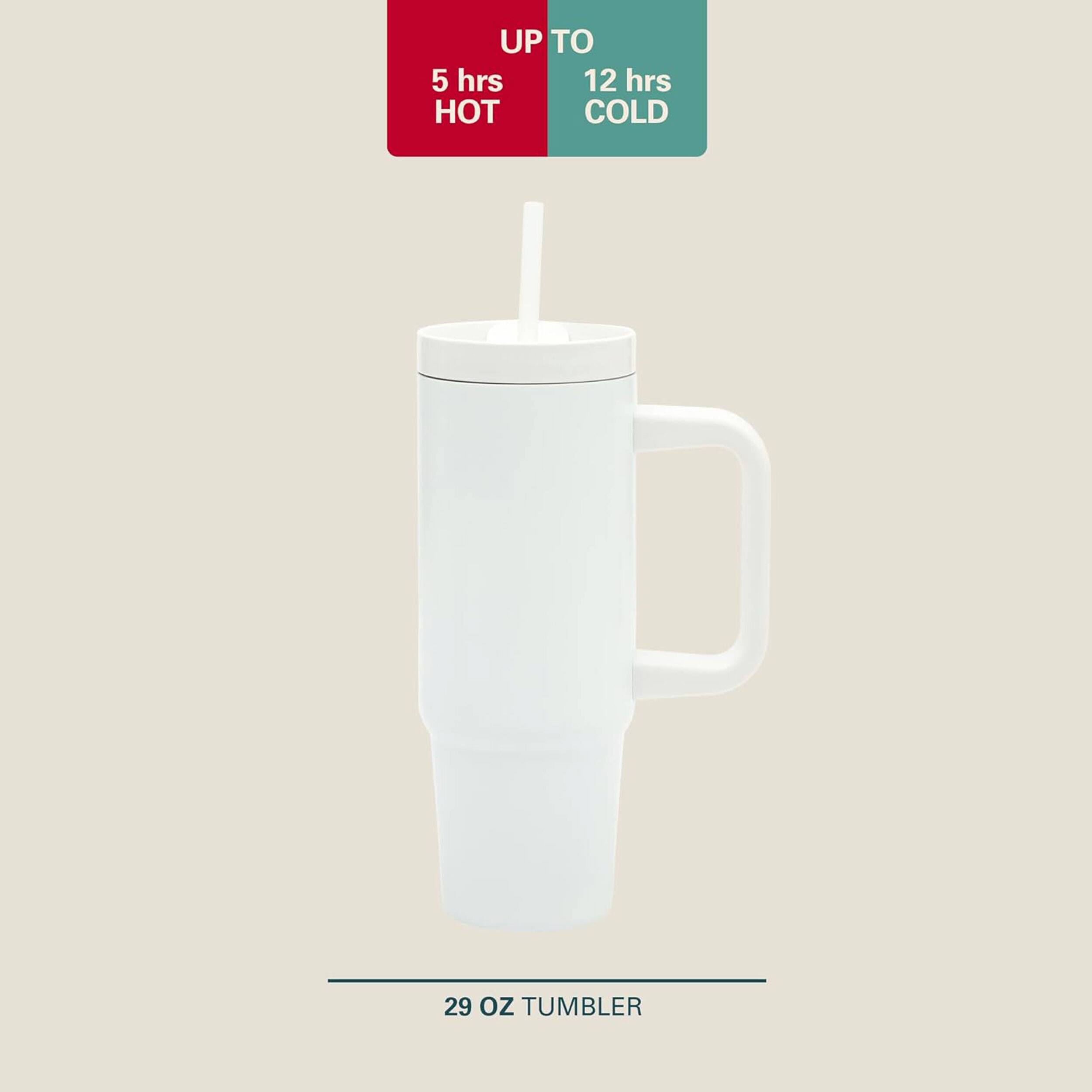UP TO 5 hrs HOT  
12 hrs COLD  
29 OZ TUMBLER