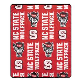 Pegasus - NC State Wolfpack 50" x 60" Homefield Stacked Logos Ultra Soft Blanket - Multicolor