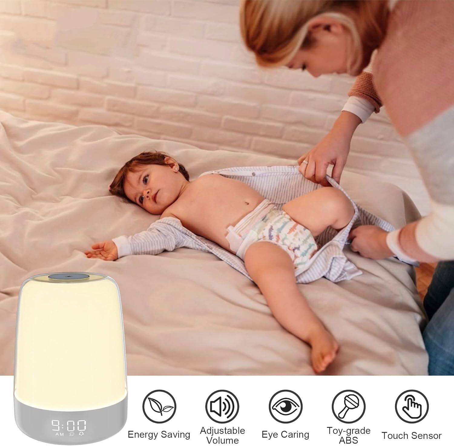 - Energy Saving
- Adjustable Volume
- Eye Caring
- Toy-grade ABS
- Touch Sensor
