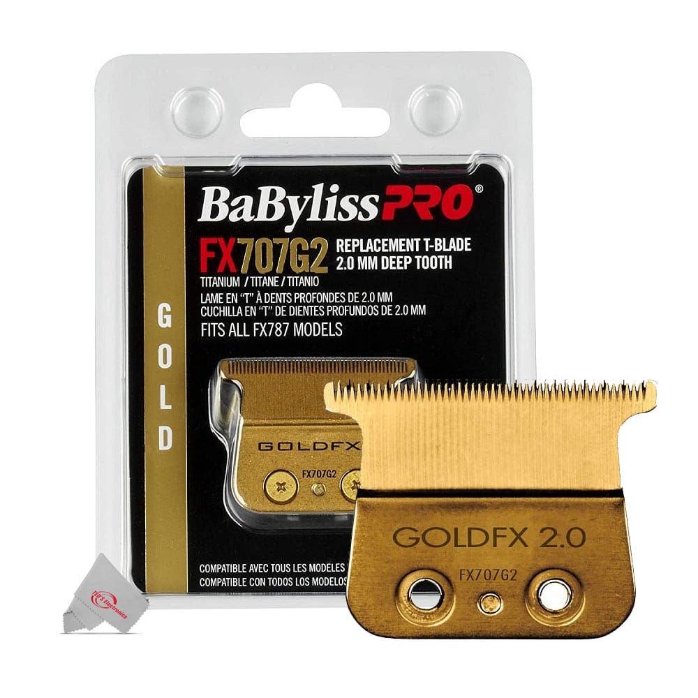 Babyliss - Pro FX707G2 Replacement Deep Tooth T-Blade 2.0MM - Gold