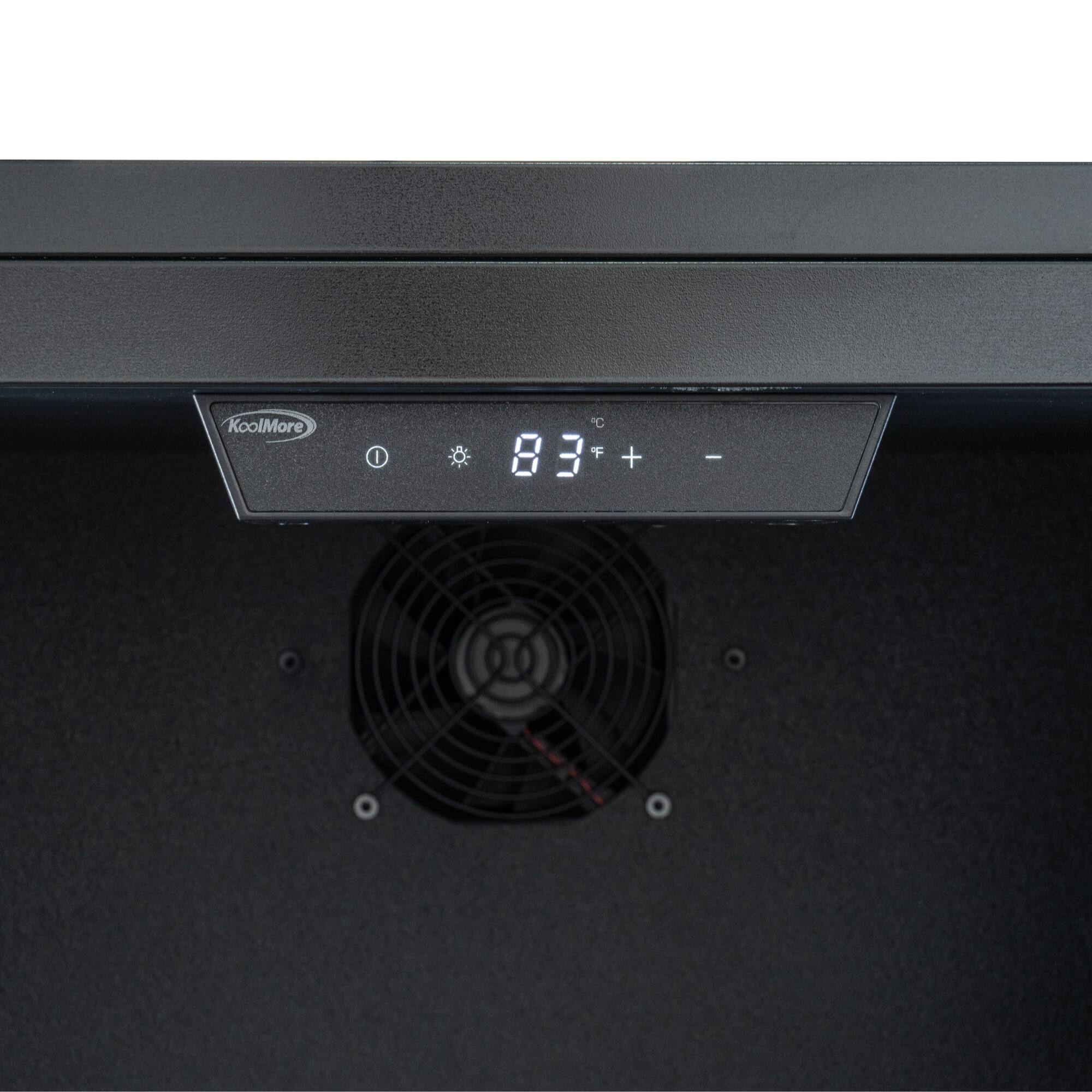 Alt View 7. Koolmore - 24 in. Panel Ready Compact Refrigerator, 5 cu. ft. in Black (KM-BIR5C-PR) - Black.